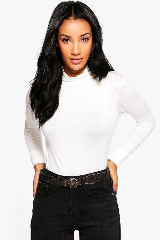 Helen Long Sleeve Roll Neck Top